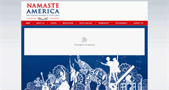 Desktop Screenshot of namasteamerica.in