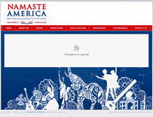 Tablet Screenshot of namasteamerica.in